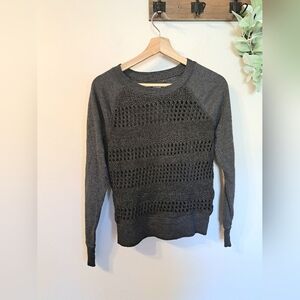 AERIE Women's Gray Knit Sweater Size S P